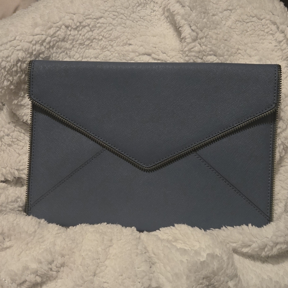 Rebecca Minkoff Dark Blue Envelope Clutch